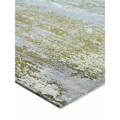 Waterlily No. 03 GreenRust on Grey